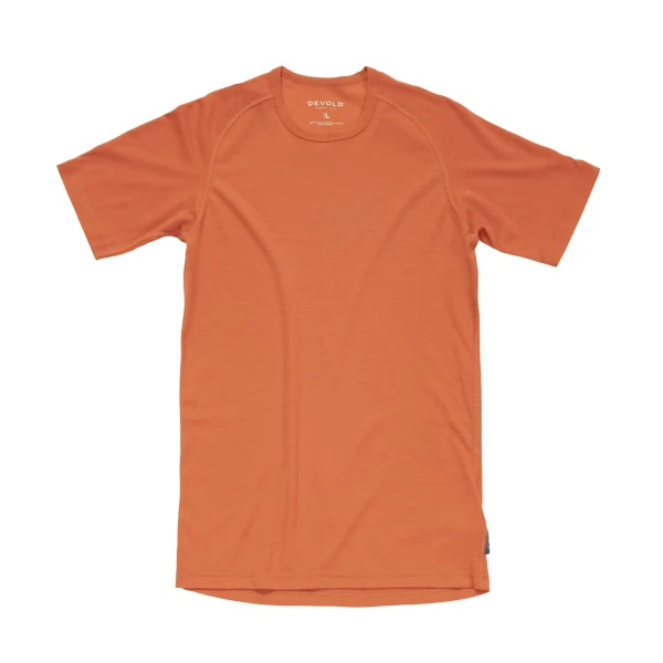 Devold Lauparen Merino 190 Base Tee MAN, kolor: Brick