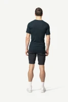 Devold Lauparen Merino 190 Base Tee MAN, kolor: Ink - prezentacja na modelu - tył