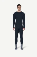 Devold Lauparen Merino 190 Base Shirt MAN, kolor: Ink - prezentacja na modelu - przód