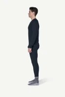 Devold Lauparen Merino 190 Base Shirt MAN, kolor: Ink - prezentacja na modelu - bok