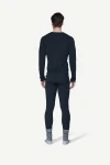 Devold Lauparen Merino 190 Base Shirt MAN, kolor: Ink - prezentacja na modelu - tył
