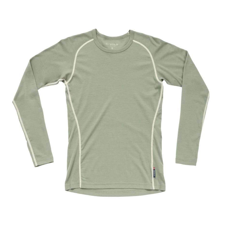 Devold Lauparen Merino 190 Base Shirt WMN, kolor: Fog
