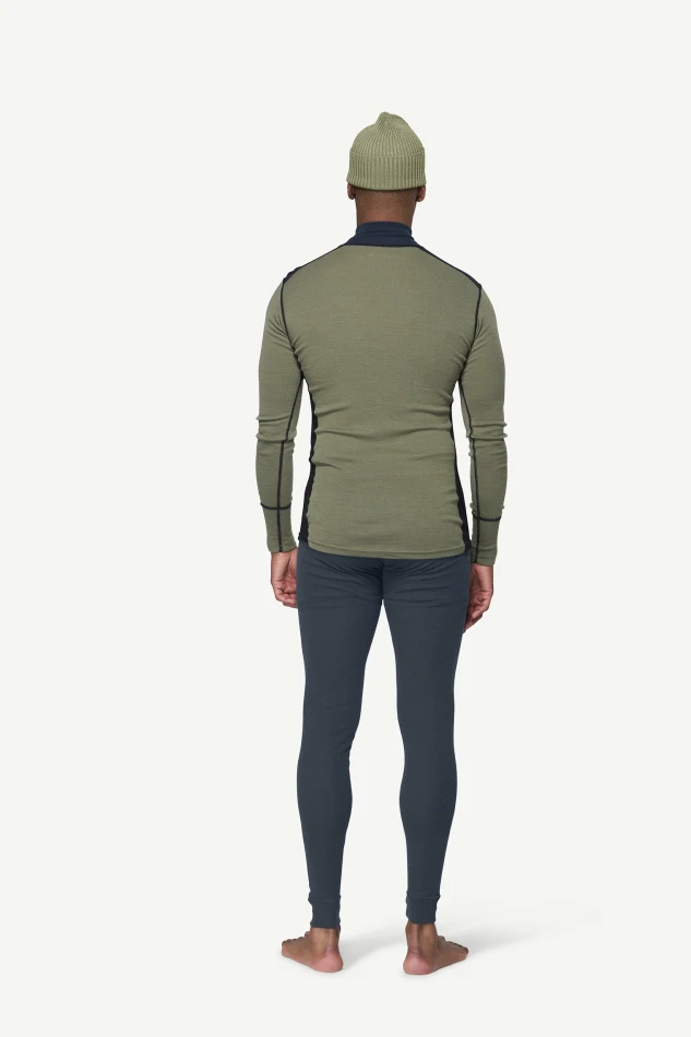 Devold Lauparen Merino 190 Zip Neck MAN - prezentacja na modelu - tył