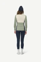 Devold Lauparen Merino 190 Zip Neck WMN - prezentacja na modelce - tył