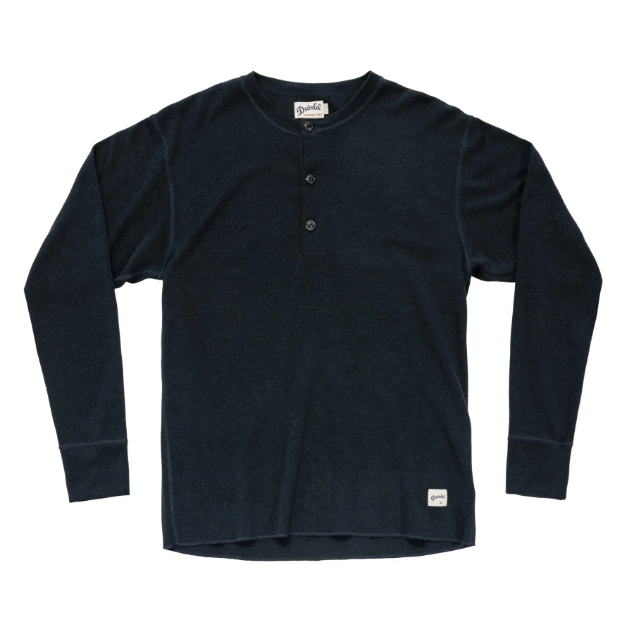 Devold Archive Henley LS, kolor: Ink