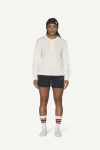 Devold Archive Henley LS, kolor: White - prezentacja na modelce - przód