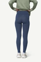 Devold Endurance Merino Tights WMN, kolor: Night - prezentacja na modelce - tył