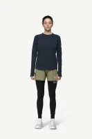 Devold Endurance Merino Crew WMN, kolor: Ink - prezentacja na modelce - przód