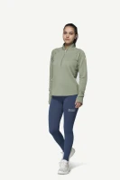 Devold Endurance Merino Zip WMN, kolor: Fog - prezentacja na modelce - przód