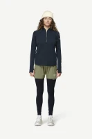 Devold Endurance Merino Zip WMN, kolor: Ink - prezentacja na modelce - przód