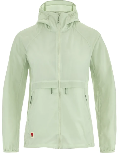 Fjallraven High Coast Wind Hoodie W, kolor: 637 - Soft Jade, przód