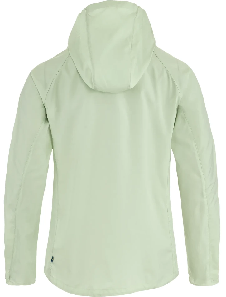 Fjallraven High Coast Wind Hoodie W, kolor: 637 - Soft Jade, tył