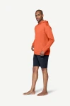 Devold Everyday Hoodie MAN, kolor: Brick - prezentacja na modelu - przód