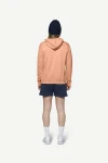 Devold Everyday Hoodie WMN, kolor: Sunrise - prezentacja na modelce - tył