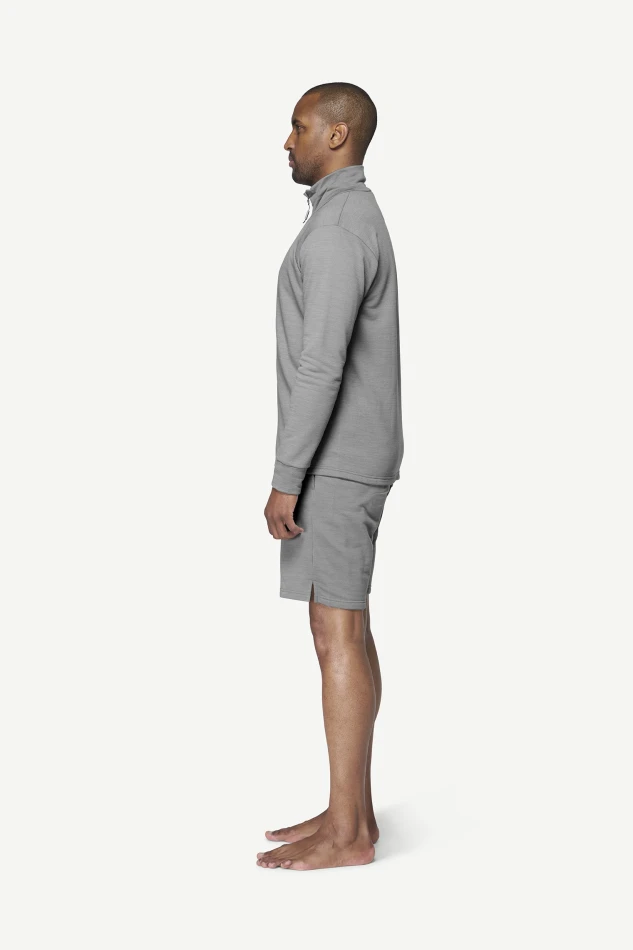 Devold Everyday Jacket MAN, kolor: Griffin - prezentacja na modelu - bok