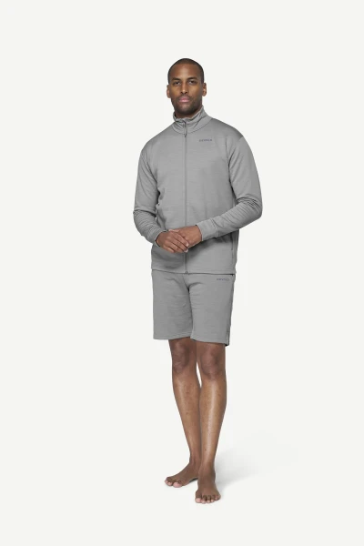 Devold Everyday Jacket MAN, kolor: Griffin - prezentacja na modelu - przód