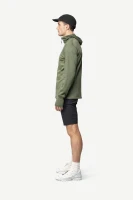 Devold Explorer Merino Hooded Jacket MAN, kolor: Forest/Lichen - prezentacja na modelu - bok