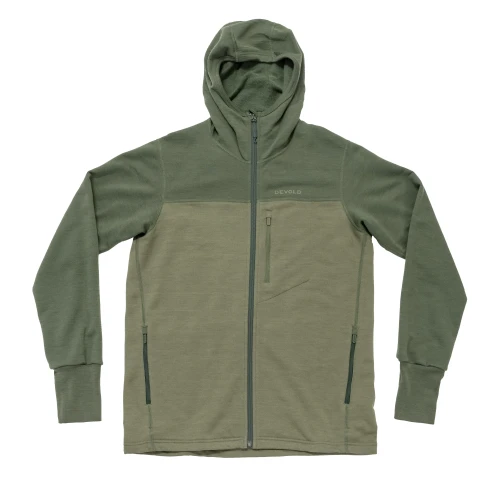 Devold Explorer Merino Hooded Jacket MAN - rozpinana bluza z kapturem (95% wełna merino)