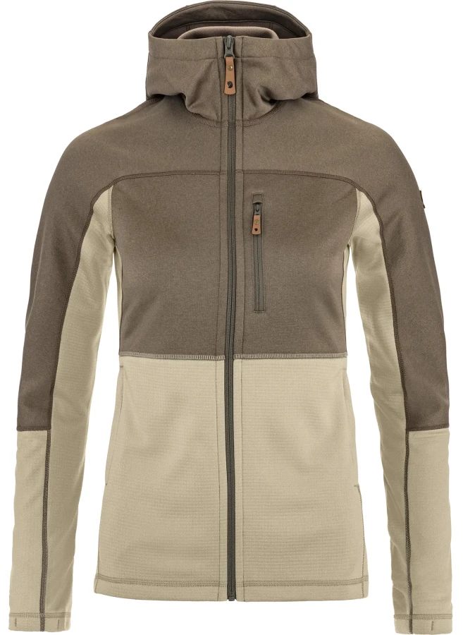 Abisko Trail Fleece W, kolor: 118-244 - Fossil-Suede Brown, przód
