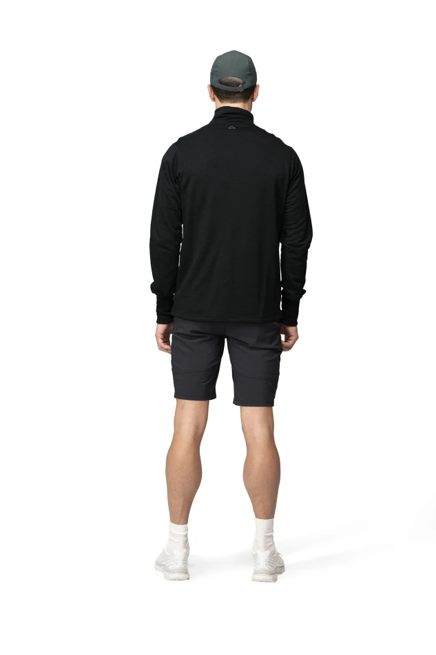 Devold Explorer Merino Jacket MAN, kolor: Black - prezentacja na modelu - tył
