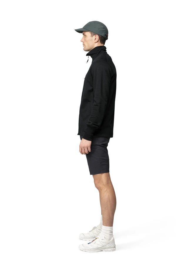 Devold Explorer Merino Jacket MAN, kolor: Black - prezentacja na modelu - bok