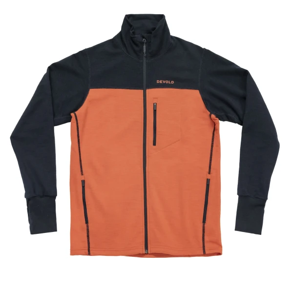 Devold Explorer Merino Jacket MAN, kolor: Brick/Ink