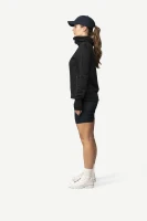 Devold Explorer Merino Hooded Jacket WMN, kolor: Black - prezentacja na modelce - bok