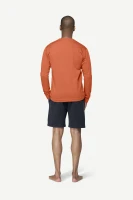 Devold Everyday Crew MAN, kolor: Brick - prezentacja na modelu - tył