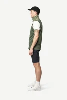 Devold Explorer Merino Vest MAN, kolor: Forest/Lichen - prezentacja na modelu - bok