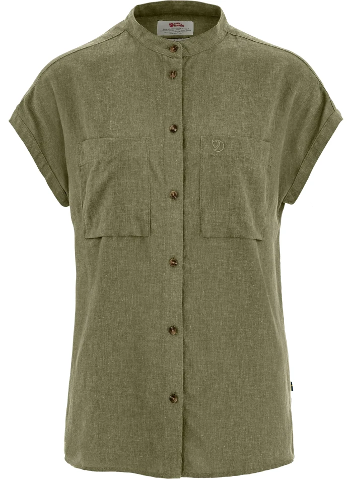 Fjallraven Ovik Hemp Shirt SS W, kolor: 620 - Green