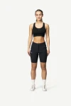 Devold Berle Merino Bra, kolor: Caviar - prezentacja na modelce - przód