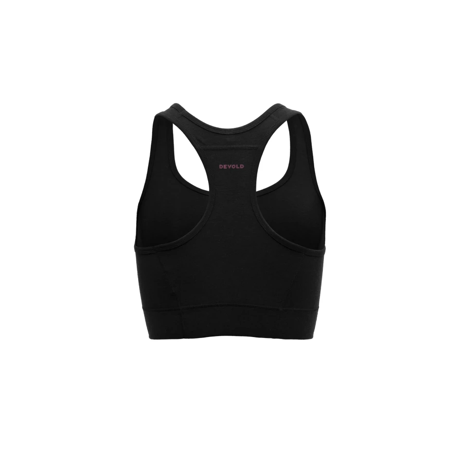 Devold Berle Merino Bra, kolor: Caviar - tył