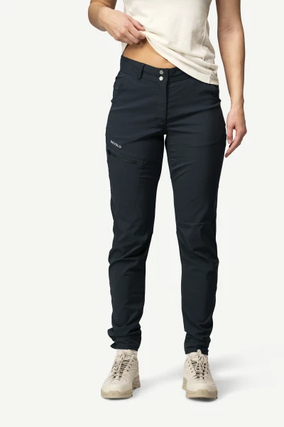 Devold Heroy Merino Pants WMN, kolor: Caviar - prezentacja na modelce - przód