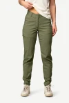 Devold Heroy Merino Pants WMN, kolor: Fog - prezentacja na modelce - przód