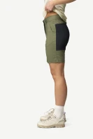 Devold Heroy Merino Shorts WMN, kolor: Lichen - prezentacja na modelce - bok