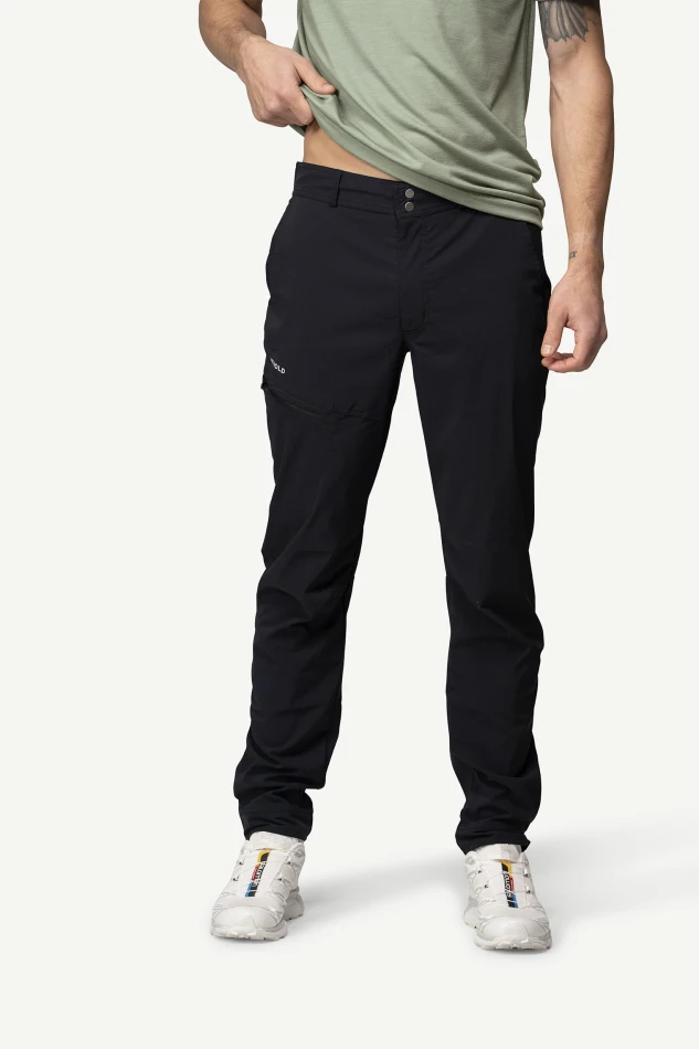 Devold Heroy Merino Pants MAN, kolor: Caviar - prezentacja na modelu - przód