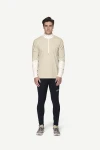 Devold Endurance Merino Cover Zip MAN, kolor: Vintage - prezentacja na modelu - przód