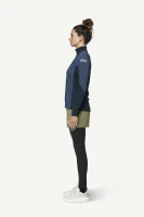 Devold Endurance Merino Cover Zip WMN, kolor: Night - prezentacja na modelce - bok