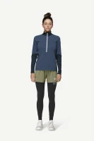 Devold Endurance Merino Cover Zip WMN, kolor: Night - prezentacja na modelce - przód