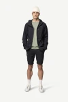 Devold Heroy Merino Jacket MAN, kolor: Caviar - prezentacja na modelu - rozpięta kurtka