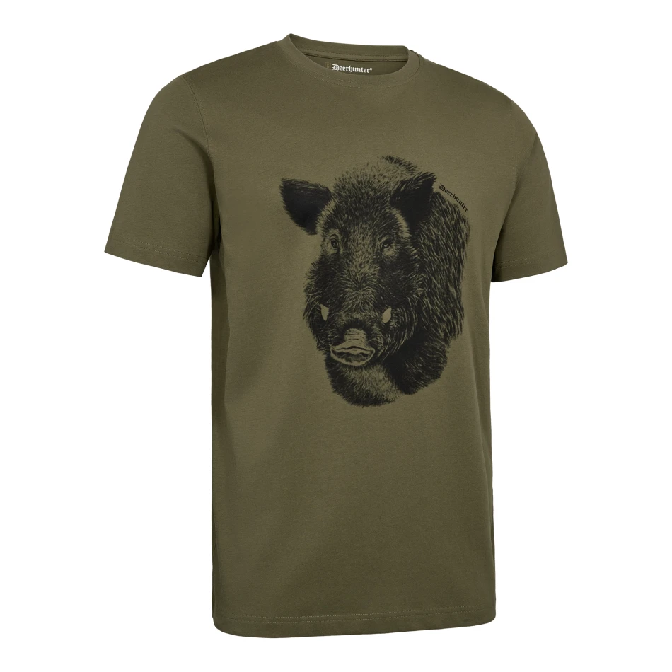 Deerhunter Jaxon T-shirt, kolor:  334 - Glen Green - 1