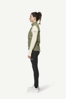 Devold Endurance Merino Vest WMN, kolor: Lichen - prezentacja na modelce - bok