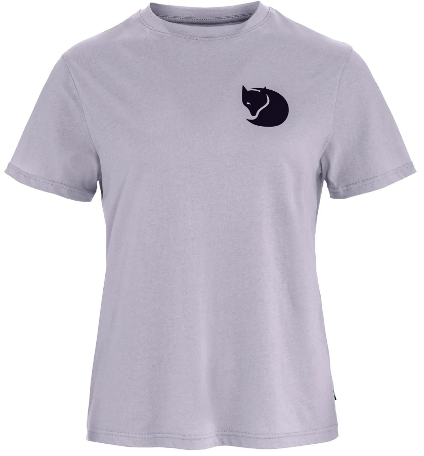 Fjallraven Fox Boxy Logo Tee W, kolor: 452 - Lavender Mist