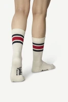 Devold Archive Merino Sock, kolor: Offwhite - prezentacja na modelce