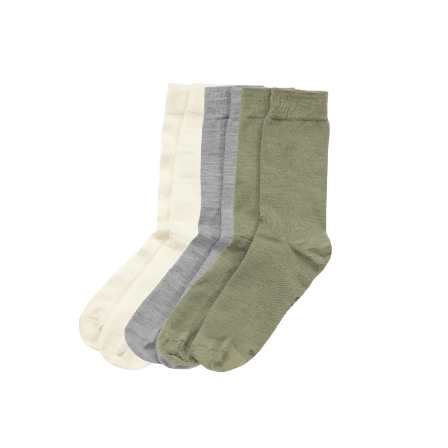 Devold Daily Merino Light Sock 3pk, kolor: Fog Mix
