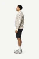 Devold Nordsjo Wool Sweater, kolor: Offwhite - prezentacja na modelu - bok