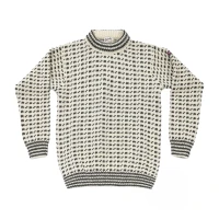 Devold Original Islender Wool Sweater, kolor: Offwhite/Anthracite