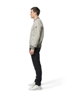 Devold Original Islender Wool Sweater, kolor: Offwhite/Anthracite - prezentacja na modelu  - bok