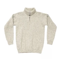Devold Nansen Wool Zip Neck, kolor: Grey Melange
