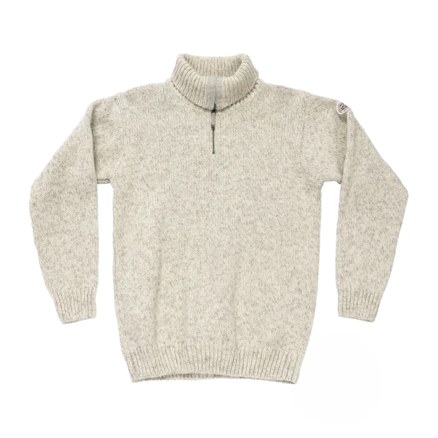 Devold Nansen Wool Zip Neck, kolor: Grey Melange